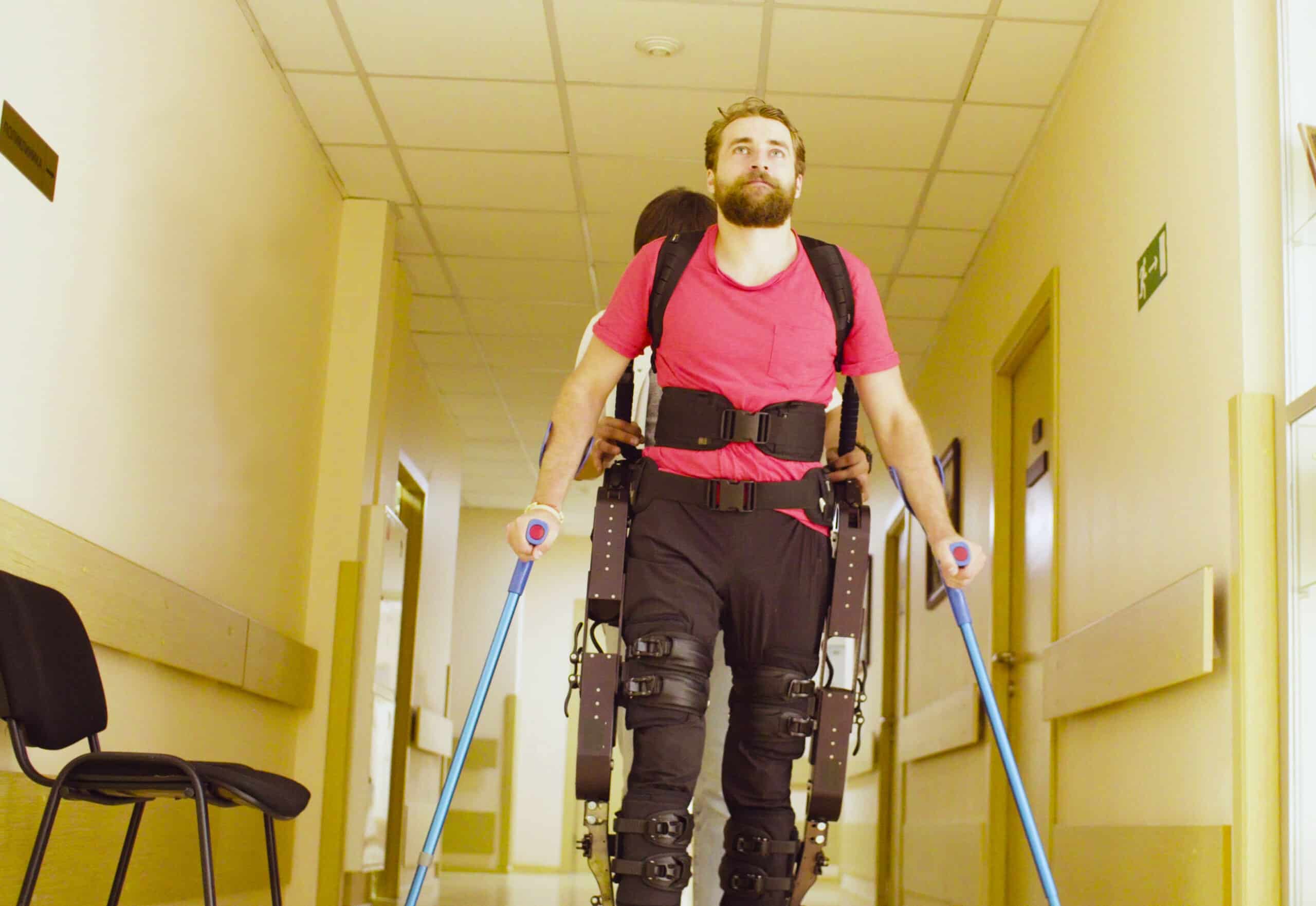 Robotic Exoskeleton Helps People Walk